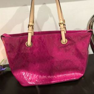 Michael Kors Pink Tote Leather